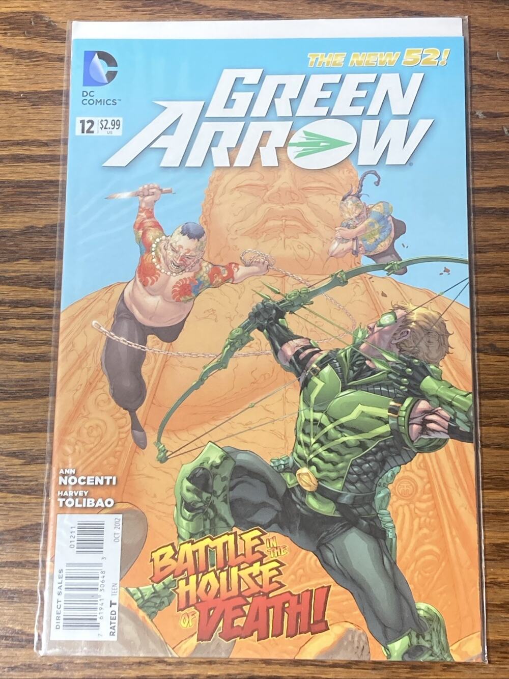 Green Arrow #12 DC Comics 2012 Bagged Boarded